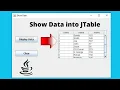 How to Get Data from Database to JTable in Java Display MySQL Data into JTable