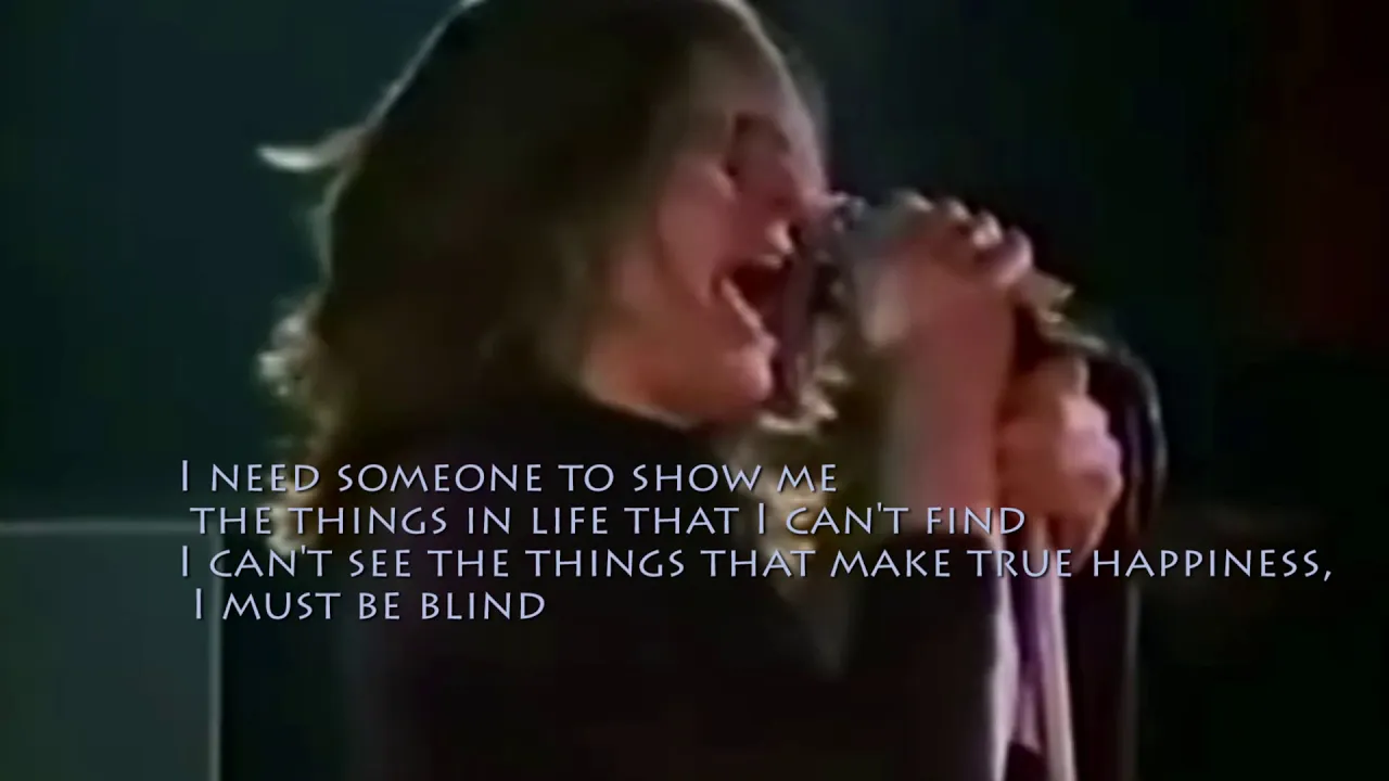 Black Sabbath Paranoid Live 1970 (With Lyrics) Black Sabbath Paranoid Live 1970 (With Lyrics)