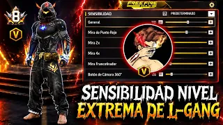 ¡MEJOR SENSIBILIDAD 2026 DE L-GANG👹 Para DAR TODO ROJO🩸 EL MEJOR JUGADOR DE LATAM!