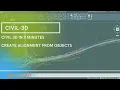 Create Alignment from Objects in Civil 3D