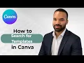 How to Search for Templates in Canva