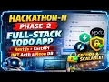 Hackathon-II Phase-2 Spec-Driven Full-Stack Todo App Next js FastAPI JWT Auth Claude Code