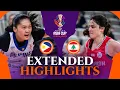 Philippines vs Lebanon Extended Highlights FIBA Asia Cup Women 2025