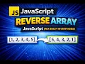 How to Reverse Array Elements in JavaScript Without Built-in Methods