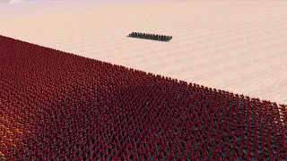 100 modern soldiers vs 20 000 spartans ultimate epic battle simulator