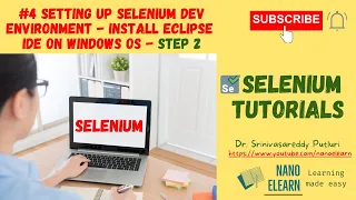 Selenium WebDriver - Setting up Selenium Dev Environment Installing Eclipse IDE on Windows OS
