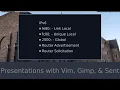 Presentations with Vim Gimp Sent