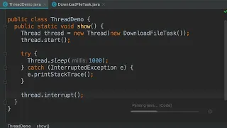 Java - Interrupting a Thread By Mosh Hamedani