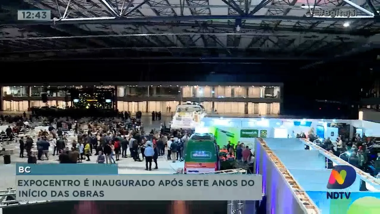 Expocentro é inaugurado após sete anos do início das obras em Balneário Camboriú