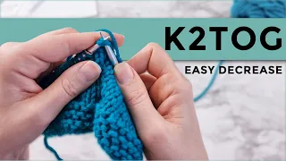 Knit 2 Together Easy right-leaning decrease