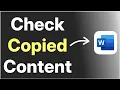 How to Use Plagiarism Checker tool in Microsoft Word