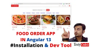 Angular 13 Tutorial Food Order Application in Angular Angular Food Order Application Installation