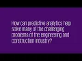Predictive analytics can help solve E C industry challenges