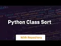 python class sort