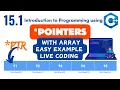 Pointers With Array Printing Array Using Pointer Array s Name As Pointer CS201 Urdu Hindi