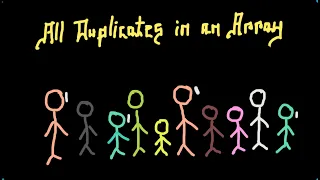 LeetCode in JavaScript - Find All Duplicates In an Array