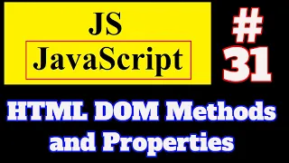 JavaScript Tutorial in Hindi JavaScript HTML DOM Methods and Properties