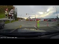 Clueless Driver Ignores Flagger Flagger Deals With It Professionally