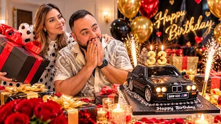احتفلت بزوجي بعيد ميلادو وفاجأتوا ❤️