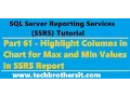 SSRS Tutorial 61 - Highlight Columns in Chart for Max and Min Values in SSRS Report