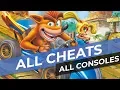 Crash Team Racing Nitro-Fueled - ALL Cheat Codes PS4 Xbox One Switch