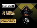 LeetCode 13 Roman to Integer Java