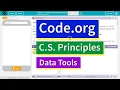 Importing and Exporting Data Lesson 13 2 Tutorial with Answers Code org CS Principles