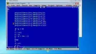 Midpoint Circle Drawing Program