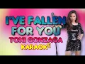 I'VE FALLEN FOR YOU - Toni Gonzaga (Jamie Rivera) 🎙️ [ KARAOKE ] 🎶