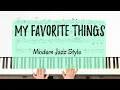 Lagu My Favorite Things- Solo Jazz piano/ Pentatonic Improvisation/So What Voicing