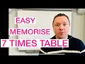 How to Memorise The 7 Times Table - Quick and Easy Maths