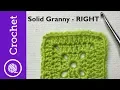 Solid Granny Square - Beginner Crochet Lesson 7