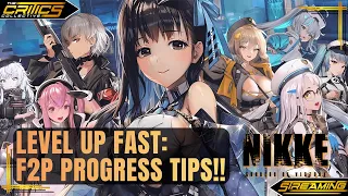 How To Hit Level 100 Fast F2P Guide - Goddess Of Victory NIKKE 2026