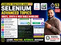 Selenium Waits XPath Axes Web Table Handling Java Selenium Tutorial