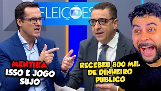 DELTAN DETONA HIPOCRISIA DOS JORNALISTAS DA GLOBO DURANTE SABATINA E CLIMA FICA TENSO