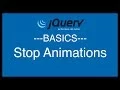 jQuery Basics Tutorial 10 - Stop Animations