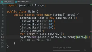 DSaA - Exercise Reversing a Linked List By Mosh Hamedani