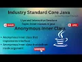 AnonymousInnerClass-Part2 Java Tutorial Java for beginners 2024 Full Stack Java Online Java Training