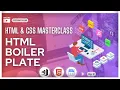 Creating an HTML Boilerplate Essential Starter Template