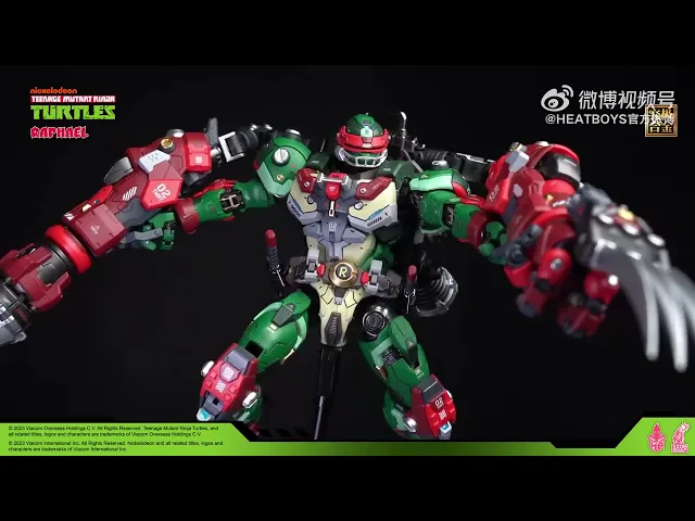 Heat Boys Nickelodeon Teenage Mutant Ninja Turtles Raphael Mecha Metal Structure Premium Action Figure VCA Gundam Singapore