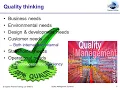 The Concept of Quality and Quality Definitions