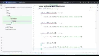 Java Reflection Part - 01 Display all the method names from the class