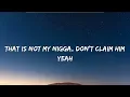 GloRilla - Wanna Be (Lyrics) ft. Megan Thee Stallion