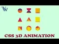 Css 3d animation Cool css effects pure css loader