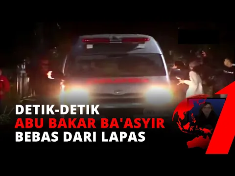 Bebas, Abu Bakar Ba'asyir Tinggalkan Lapas Kelas II Gunung Sindur Kabupaten Bogor | tvOne