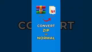 How to Convert ZIP file to Normal 2025