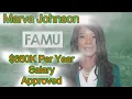 FAMU President Elect Marva Johnson 650K Salary Approved