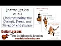 Introduction Part 1 - Understanding the Strings Frets and Parts of the Guitar