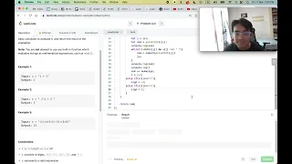 Leetcode 224 - Basic Calculator Full Tutorial