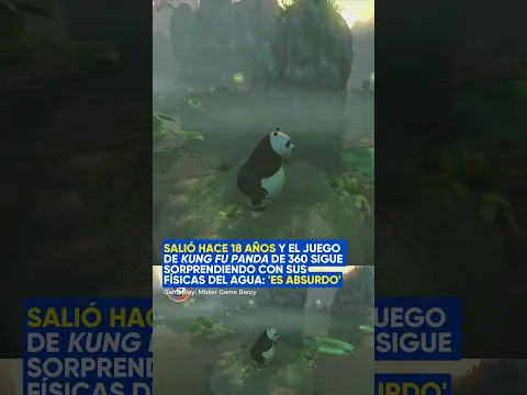 El AGUA de este juego SORPRENDE 18 AÑOS DESPUÉS 🐼😱 #xbox360 #kungfupanda #gaming #vandal